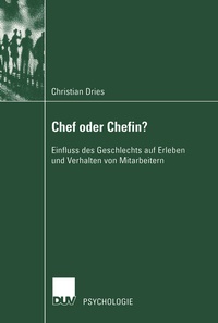 Enlarge image Cover: Chef oder Chefin? - Deutscher Universitätsverlag