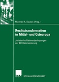 Cover: Rechtstransformation in Mittel- und Osteuropa - Deutscher Universit&auml;tsverlag