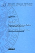 Cover: Erfassung des Verkehrsverhaltens mittels Mobilfunktechnik - Shaker