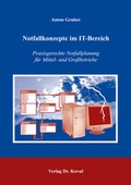 Cover: Notfallkonzepte im IT-Bereich - Kovac, Dr. Verlag