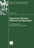 Cover: Eigennamen referieren - Referieren mit Eigennamen - Deutscher Universit&auml;tsverlag