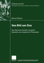 Cover: Vom Bild zum Sinn - Deutscher Universitätsverlag
