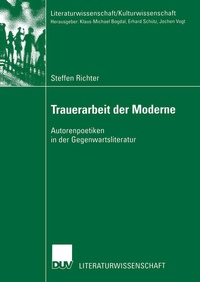 Enlarge image Cover: Trauerarbeit der Moderne - Deutscher Universitätsverlag