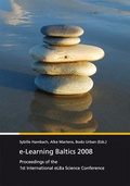 Cover: e-Learning Baltics 2008. - Fraunhofer IRB Verlag