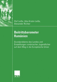 Enlarge image Cover: Beitrittsbarometer Rumänien - Deutscher Universitätsverlag
