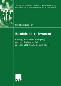 Abbildung von: Handeln oder abwarten? - Deutscher Universitätsverlag