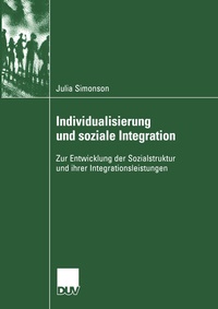 Enlarge image Cover: Individualisierung und soziale Integration - Deutscher Universitätsverlag