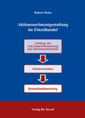 Cover: Aktionssortimentgestaltung im Einzelhandel - Kovac, Dr. Verlag