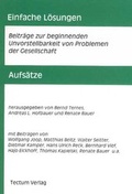 Cover: Einfache L&ouml;sungen - Tectum Wissenschaftsverlag