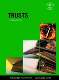 Abbildung von: Trusts Lawcards 6/e - Routledge Cavendish