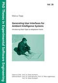 Cover: Generating User Interfaces for Ambient Intelligence Systems. - Fraunhofer IRB Verlag