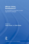 Cover: Whose Urban Renaissance? - Routledge