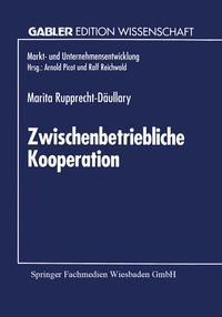 Abbildung von: Zwischenbetriebliche Kooperation - Deutscher Universitätsverlag