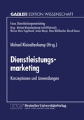 Cover: Dienstleistungsmarketing - Deutscher Universit&auml;tsverlag