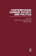Cover: Contemporary Chinese Society and Politics - Routledge
