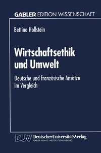 Abbildung von: Wirtschaftsethik und Umwelt - Deutscher Universitätsverlag