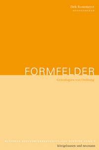 Enlarge image Cover: Formfelder - Königshausen & Neumann