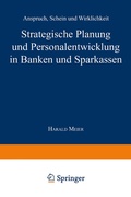 Cover: Strategische Planung und Personalentwicklung in Banken und Sparkassen - Deutscher Universit&auml;tsverlag