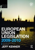 Cover: European Union Legislation 2009-2010 - Routledge Cavendish