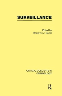 Abbildung von: Surveillance - Routledge