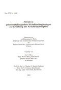 Cover: Nitride in pulvermetallurgischen Nickelbasislegierungen zur Erh&ouml;hung der Kriechbest&auml;ndigkeit - Shaker