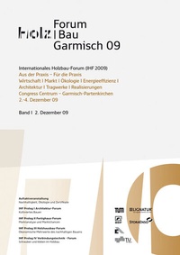 Abbildung von: 15. Internationales Holzbau-Forum. 2 Bde - Fraunhofer IRB Verlag