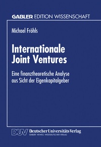 Abbildung von: Internationale Joint Ventures - Deutscher Universitätsverlag