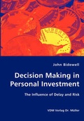 Cover: Decision Making in Personal Investment - VDM Verlag Dr. M&uuml;ller