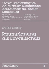 Abbildung von: Raumplanung als Umweltschutz - Peter Lang Verlag