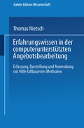 Cover: Erfahrungswissen in der computerunterst&uuml;tzten Angebotsbearbeitung - Deutscher Universit&auml;tsverlag