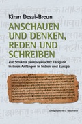 Cover: Anschauen und Denken, Reden und Schreiben - K&ouml;nigshausen & Neumann