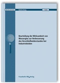 Cover: Beurteilung der Wirksamkeit von Wasserglas zur Verbesserung des Verschlei&szlig;widerstandes bei Industrieb&ouml;den. Schlussbericht - Fraunhofer IRB Verlag