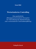 Cover: Wertorientiertes Controlling - Kovac, Dr. Verlag