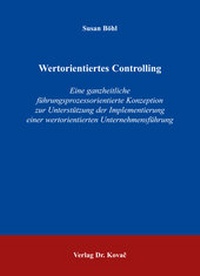 Enlarge image Cover: Wertorientiertes Controlling - Kovac, Dr. Verlag