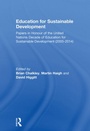 Cover: Education for Sustainable Development - Routledge