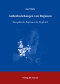 Cover: Aussenbeziehungen von Regionen - Kovac, Dr. Verlag