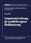 Cover: Computerunterst&uuml;tzung der produktbezogenen &Ouml;kobilanzierung - Deutscher Universit&auml;tsverlag