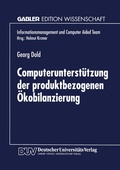 Cover: Computerunterst&uuml;tzung der produktbezogenen &Ouml;kobilanzierung - Deutscher Universit&auml;tsverlag