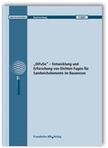 Cover: "DiFuSe" - Entwicklung und Erforschung von Dichten Fugen f&uuml;r Sandwichelemente im Bauwesen. - Fraunhofer IRB Verlag