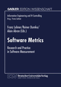 Enlarge image Cover: Software Metrics - Deutscher Universitätsverlag