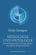 Cover: Henologie und Ontologie - K&ouml;nigshausen & Neumann