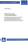 Abbildung von: Gleichnisaussage und Existenzstruktur - Peter Lang Verlag