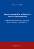 Cover: Der arbeitsrechtliche Aufhebungs- und Abwicklungsvertrag - Kovac, Dr. Verlag