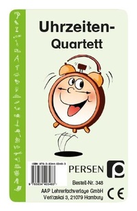 Abbildung von: Uhrzeiten-Quartett - Persen Verlag in der AAP Lehrerwelt GmbH