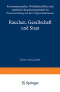 Cover: Rauchen, Gesellschaft und Staat - Deutscher Universit&auml;tsverlag