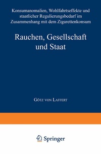 Abbildung von: Rauchen, Gesellschaft und Staat - Deutscher Universitätsverlag