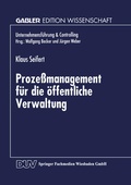 Cover: Proze&szlig;management f&uuml;r die &ouml;ffentliche Verwaltung - Deutscher Universit&auml;tsverlag