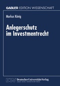 Cover: Anlegerschutz im Investmentrecht - Deutscher Universit&auml;tsverlag