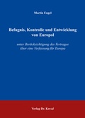 Cover: Befugnis, Kontrolle und Entwicklung von Europol - Kovac, Dr. Verlag