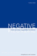 Cover: Negative: Gl&uuml;ck und seine Gegenbilder bei Adorno - K&ouml;nigshausen & Neumann